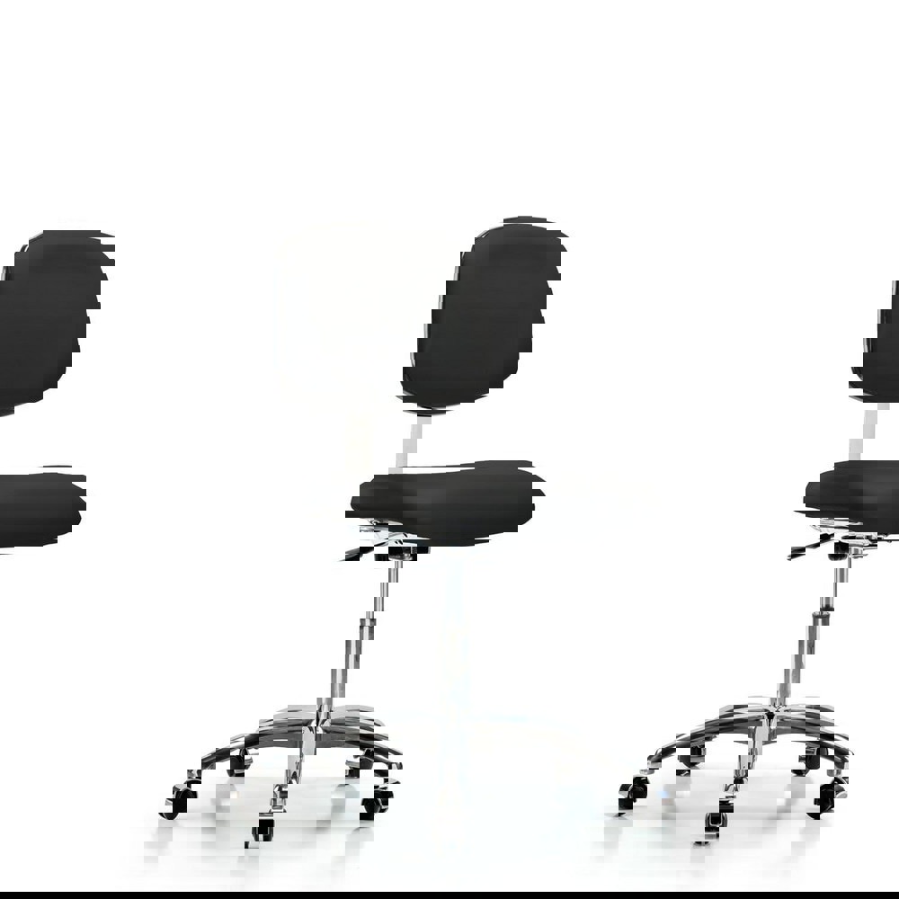 Task Chair: Vinyl, Black